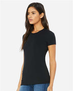 BELLA + CANVAS 6004 - Women's Slim Fit Tee - Solid Black Blend