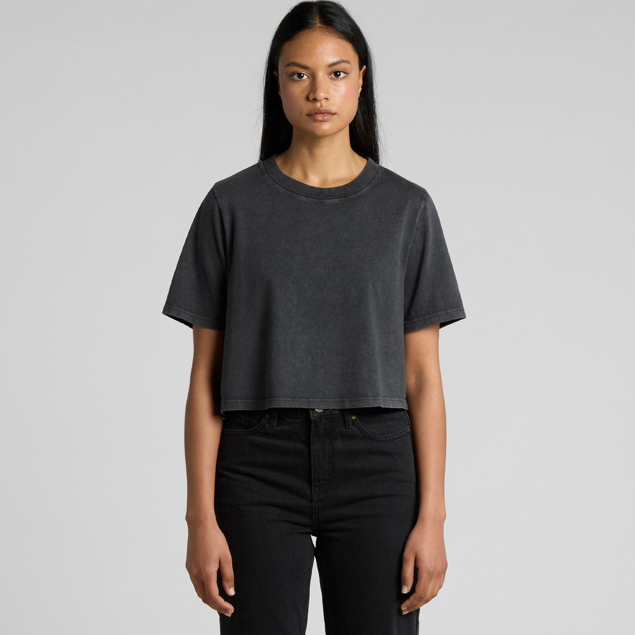 AS Colour 4086 - Wo's Stone Wash Heavy Crop