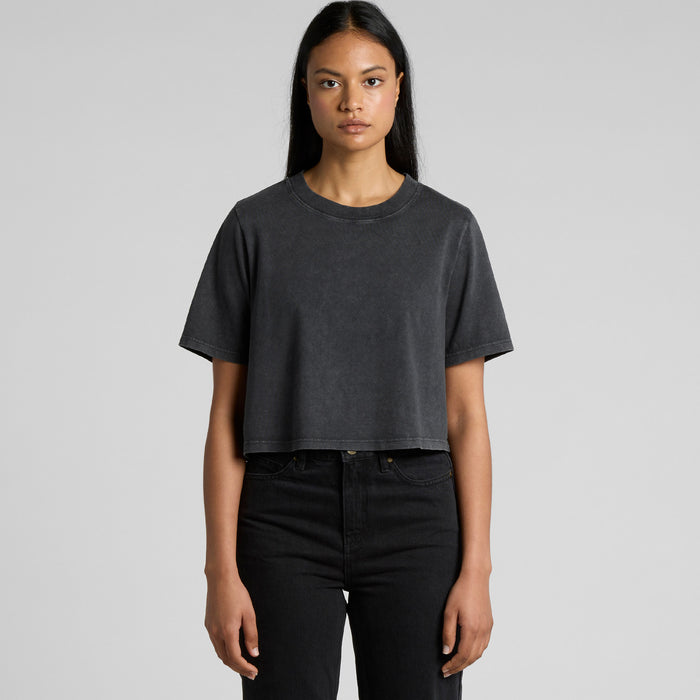 AS Colour 4086 - Wo's Stone Wash Heavy Crop