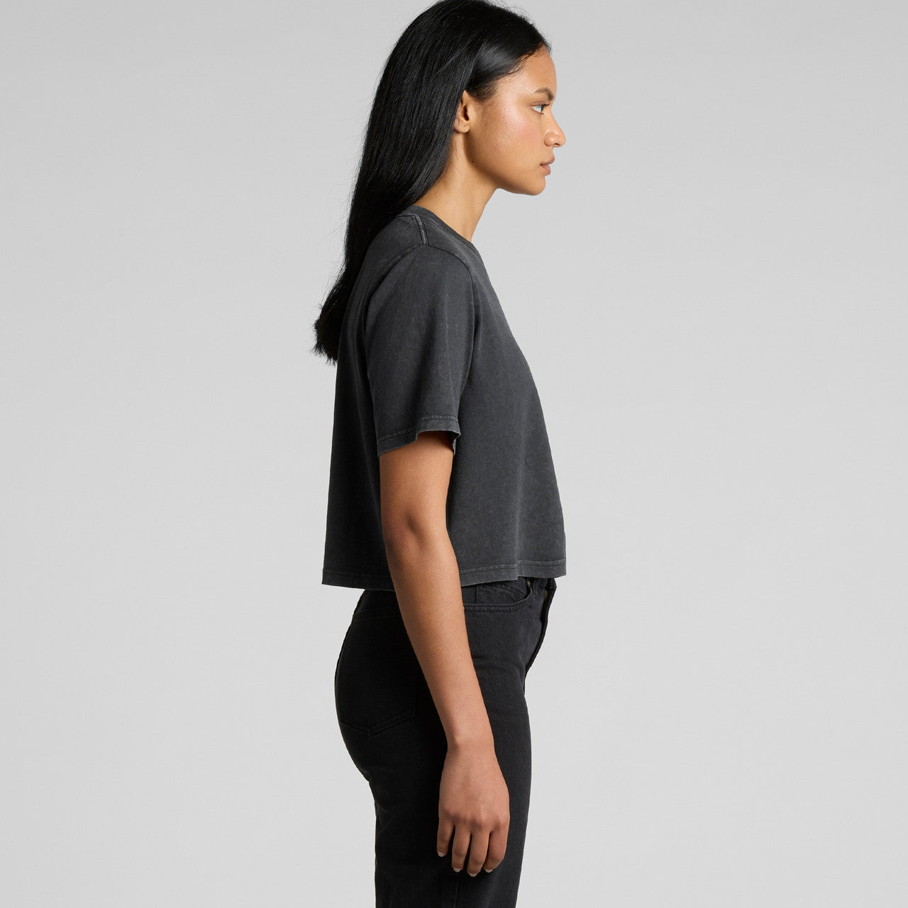 AS Colour 4086 - Wo's Stone Wash Heavy Crop