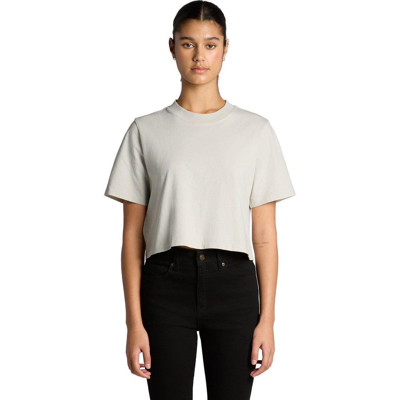 AS Colour 4089 - Wo's Heavy Faded Crop Tee