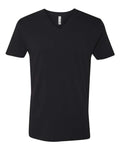 Next Level 3200 - Unisex Cotton V-Neck T-Shirt - Black