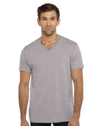Next Level 3200 - Unisex Cotton V-Neck T-Shirt - Heather Grey
