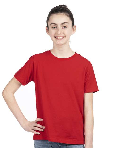 Next Level 3310 - Youth Cotton T-Shirt - Red