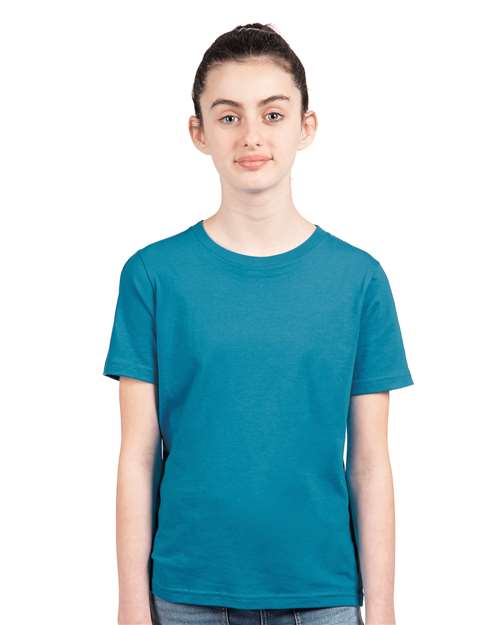 Next Level 3310 - Youth Cotton T-Shirt - Turquoise