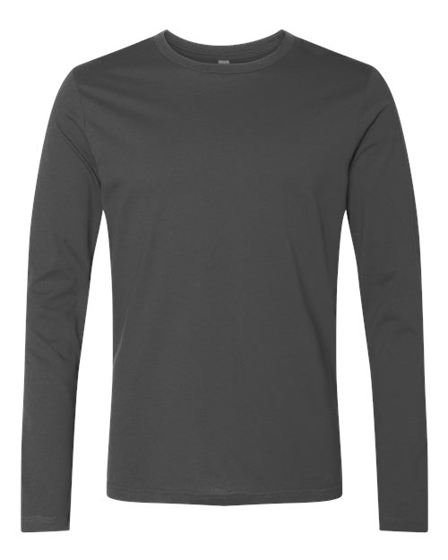 Next Level 3601 - Unisex Cotton Long Sleeve T-Shirt - Heavy Metal