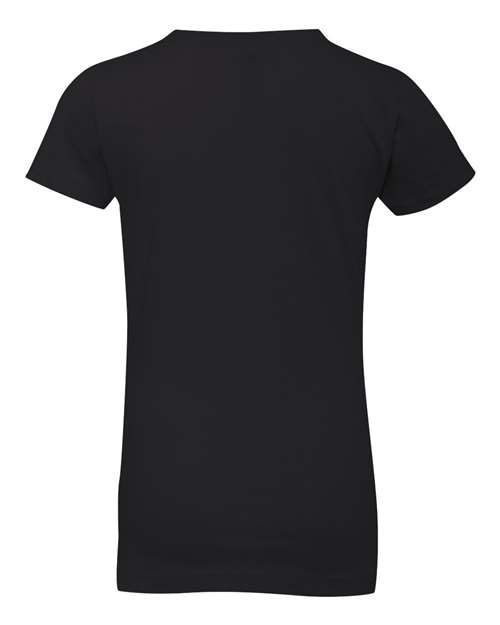 Next Level 3710 - Girls Cotton Princess T-Shirt - Black