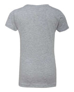 Next Level 3710 - Girls Cotton Princess T-Shirt - Heather Grey