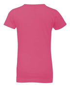 Next Level 3710 - Girls Cotton Princess T-Shirt - Hot Pink