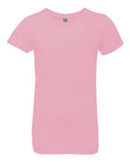 Next Level 3710 - Girls Cotton Princess T-Shirt - Light Pink