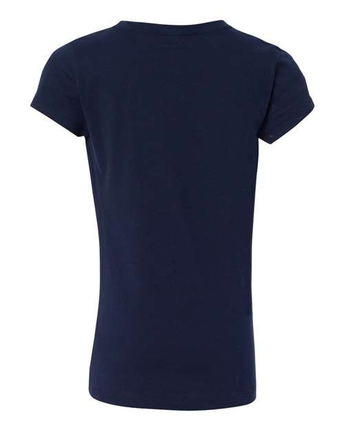 Next Level 3710 - Girls Cotton Princess T-Shirt - Midnight Navy