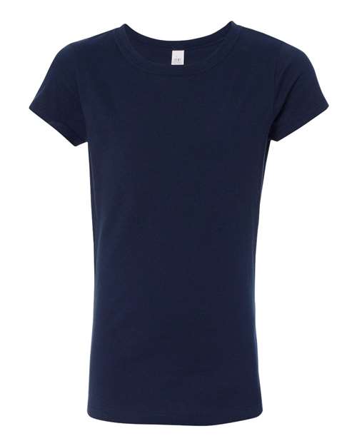 Next Level 3710 - Girls Cotton Princess T-Shirt - Midnight Navy