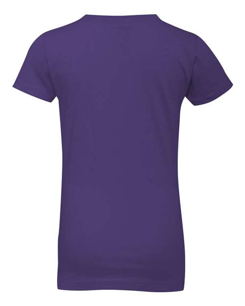 Next Level 3710 - Girls Cotton Princess T-Shirt - Purple Rush