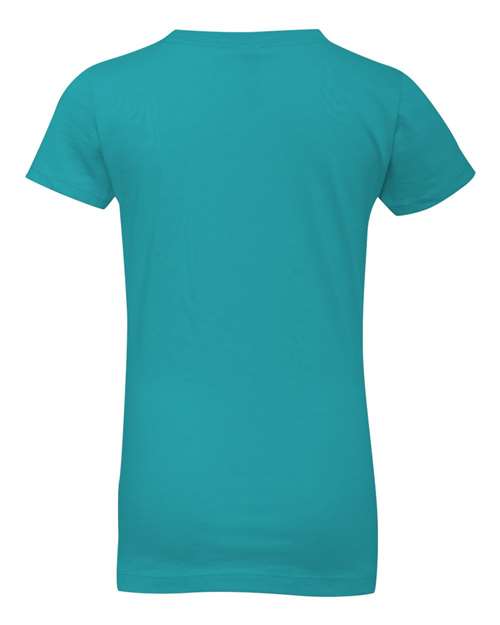 Next Level 3710 - Girls Cotton Princess T-Shirt - Tahiti Blue