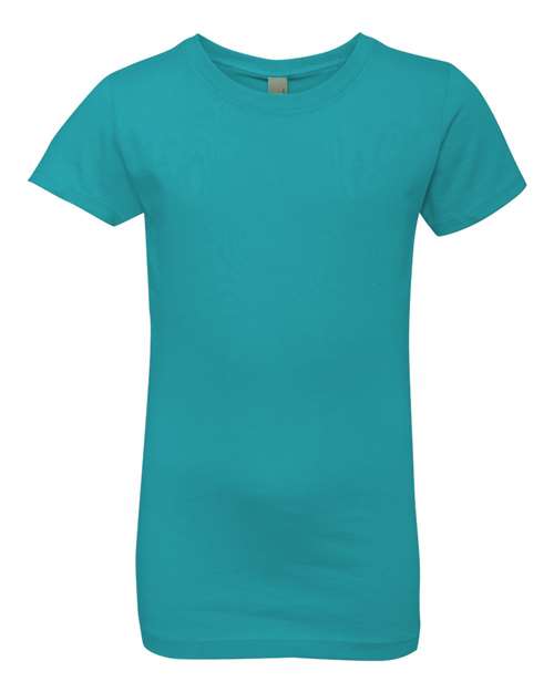 Next Level 3710 - Girls Cotton Princess T-Shirt - Tahiti Blue