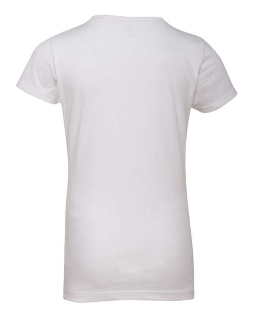 Next Level 3710 - Girls Cotton Princess T-Shirt - White