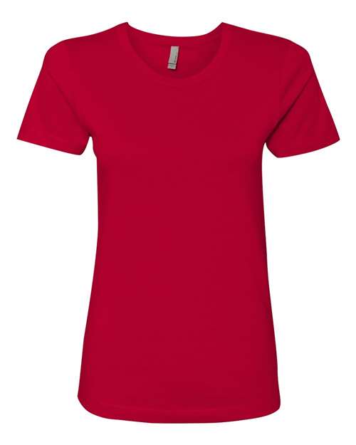 Next Level 3900 - Womens Cotton T-Shirt - Red
