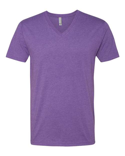 Next Level 6240 - Men's CVC V-Neck T-Shirt - Purple Rush