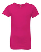 Next Level 3710 - Girls Cotton Princess T-Shirt - Raspberry