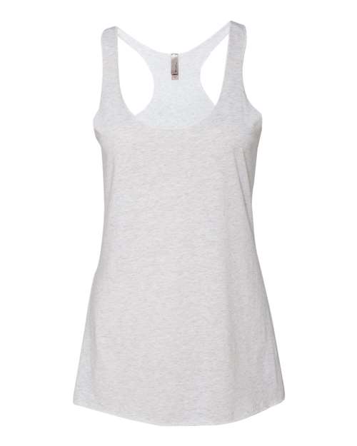 Next Level 6733 - Womens Triblend Racerback Tank - Heather White