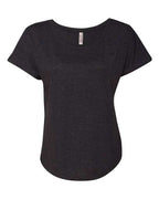 Next Level 6760 - Womens Triblend Dolman T-Shirt - Vintage Black
