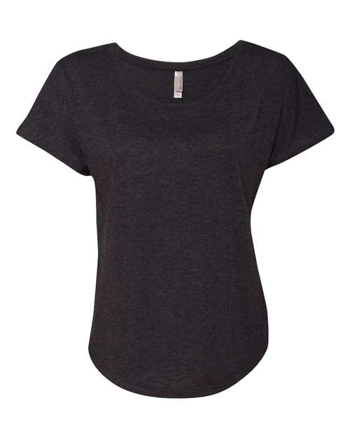 Next Level 6760 - Womens Triblend Dolman T-Shirt - Vintage Black