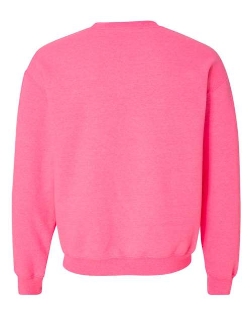 Gildan 18000 - Unisex Heavy BlendTM Crewneck Sweatshirt - Safety Pink