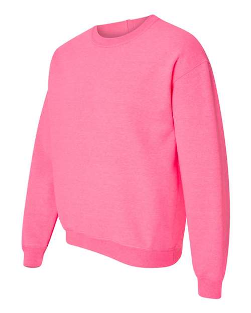 Gildan 18000 - Unisex Heavy BlendTM Crewneck Sweatshirt - Safety Pink