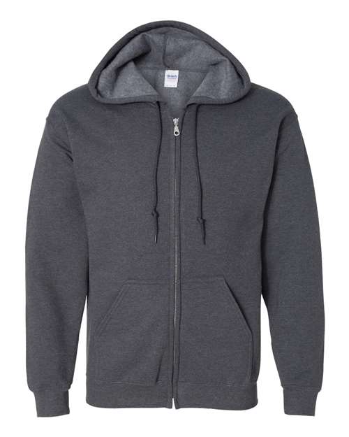 Gildan 18600 - Unisex Heavy BlendTM Full-Zip Hooded Sweatshirt - Dark Heather