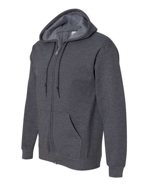 Gildan 18600 - Unisex Heavy BlendTM Full-Zip Hooded Sweatshirt - Dark Heather