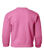 Gildan 18000B - Youth Heavy BlendTM Crewneck Sweatshirt - Safety Pink