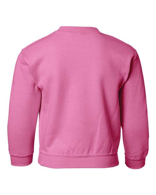 Gildan 18000B - Youth Heavy BlendTM Crewneck Sweatshirt - Safety Pink