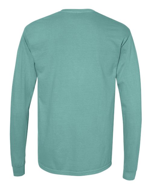 Comfort Colors 6014 - Unisex Garment-Dyed Heavyweight Long Sleeve T-Shirt - Seafoam