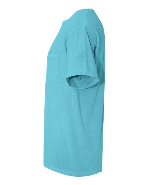 Comfort Colors 6030 - Unisex Garment-Dyed Heavyweight Pocket T-Shirt - Lagoon