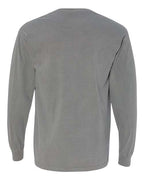 Comfort Colors 4410 - Unisex Garment-Dyed Heavyweight Long Sleeve Pocket T-Shirt - Grey