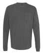 Comfort Colors 4410 - Unisex Garment-Dyed Heavyweight Long Sleeve Pocket T-Shirt - Pepper