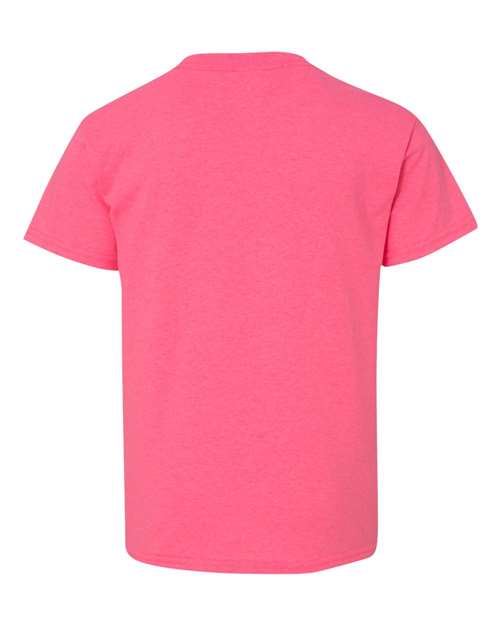 Gildan 5000B - Youth Heavy CottonTM T-Shirt - Safety Pink