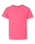 Gildan 5000B - Youth Heavy CottonTM T-Shirt - Safety Pink