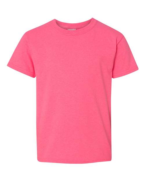Gildan 5000B - Youth Heavy CottonTM T-Shirt - Safety Pink