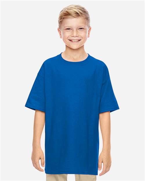 Gildan 5000B - Youth Heavy CottonTM T-Shirt - Neon Blue