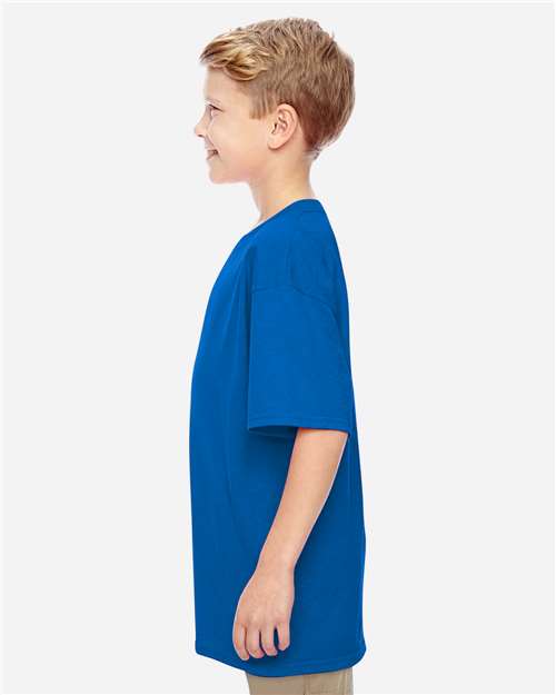 Gildan 5000B - Youth Heavy CottonTM T-Shirt - Neon Blue