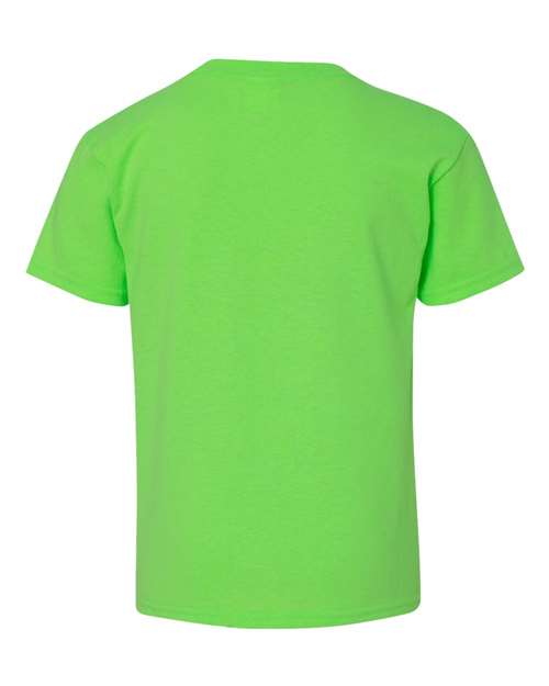 Gildan 5000B - Youth Heavy CottonTM T-Shirt - Neon Green