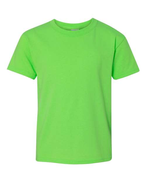Gildan 5000B - Youth Heavy CottonTM T-Shirt - Neon Green