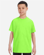 Gildan 5000B - Youth Heavy CottonTM T-Shirt - Neon Green