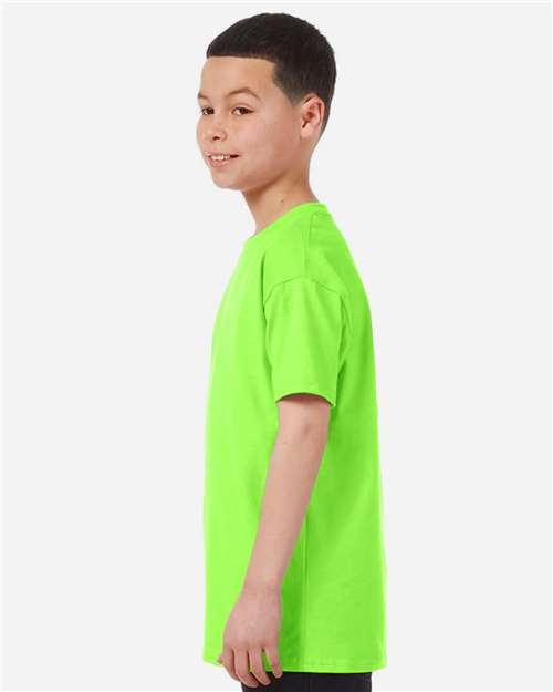 Gildan 5000B - Youth Heavy CottonTM T-Shirt - Neon Green