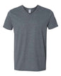 Gildan 64V00 - Unisex Softstyle V-Neck T-Shirt - Dark Heather