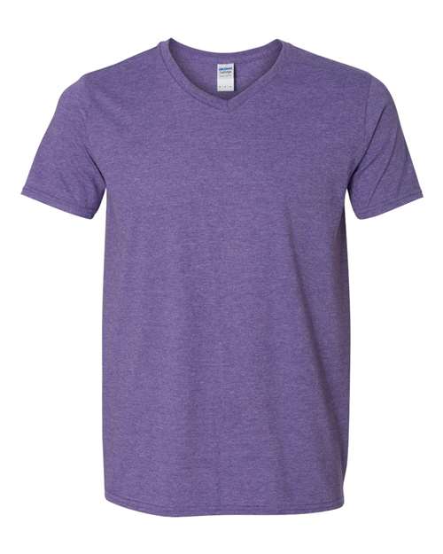 Gildan 64V00 - Unisex Softstyle V-Neck T-Shirt - Heather Purple