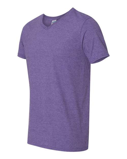 Gildan 64V00 - Unisex Softstyle V-Neck T-Shirt - Heather Purple