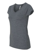 Gildan 64V00L - Women's Softstyle V-Neck T-Shirt - Dark Heather