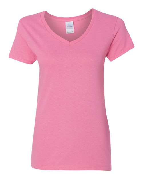 Gildan 5V00L - Women's Heavy CottonTM V-Neck T-Shirt - Azalea